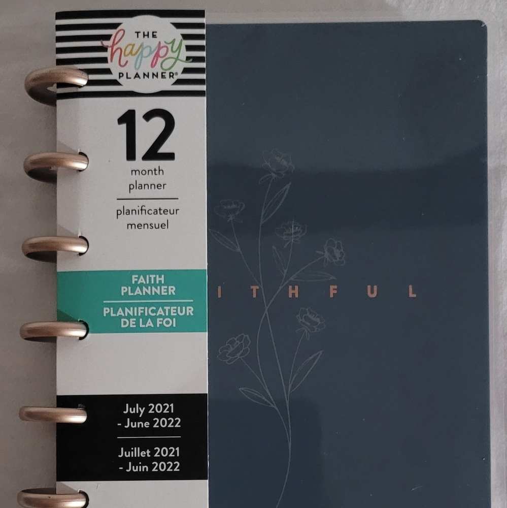 The Happy Planner 2021-2022 "SIMPLE FAITH" Mini Planner